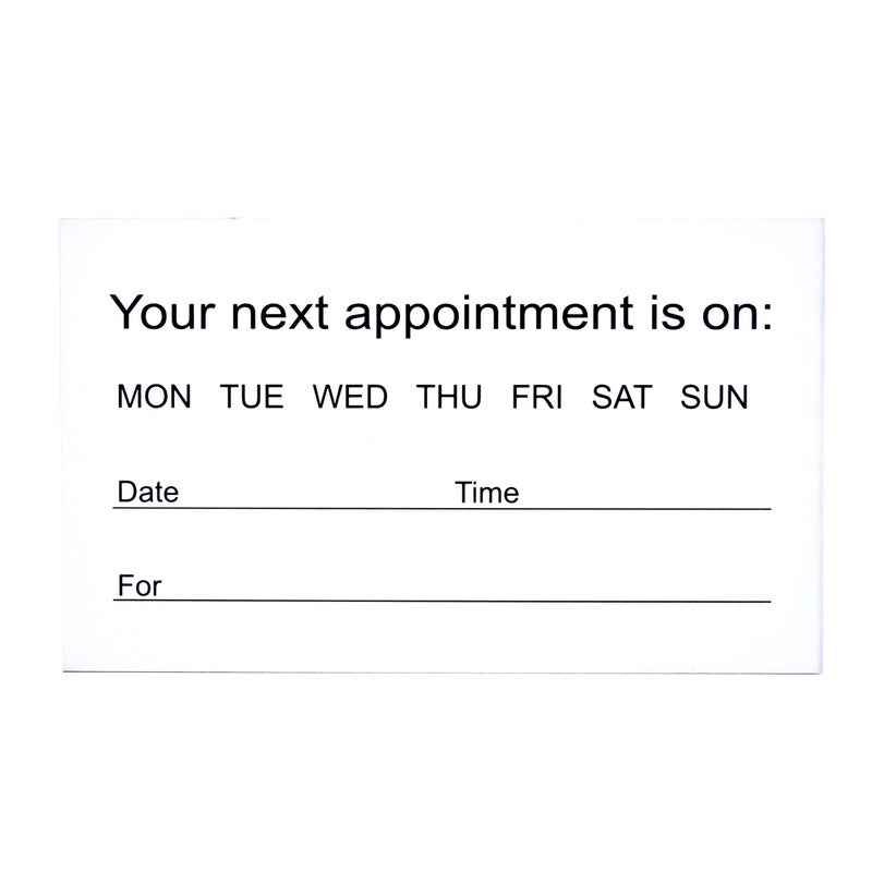 RXBC2011 بطاقات تذكير بالمواعيد RXBC2011 عبوة من 100 (بنفسجي) - Image 4